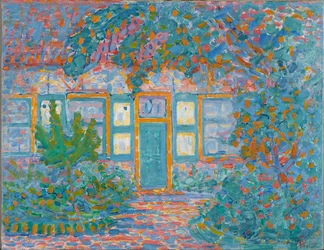 Lilla huset i solljus, ca 1910